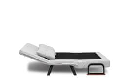 Atelier Del Sofa 2-sedežna raztegljiva sedežna garnitura, Sando 2-Seater - Teddy Fabric - Grey