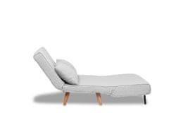 Atelier Del Sofa 2-sedežna raztegljiva sedežna garnitura, Folde 2-Seater - Teddy Fabric - Grey