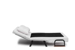 Atelier Del Sofa Raztegljiv kavč z dvema sedežema, Sando z dvema sedežema - tkanina Teddy - kremasta