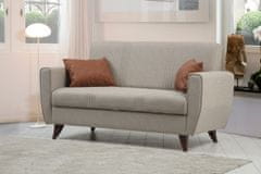 Atelier Del Sofa Raztegljiv kavč z dvema sedežema, Zaden - bež