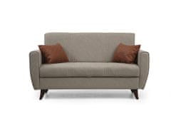 Atelier Del Sofa Raztegljiv kavč z dvema sedežema, Zaden - bež
