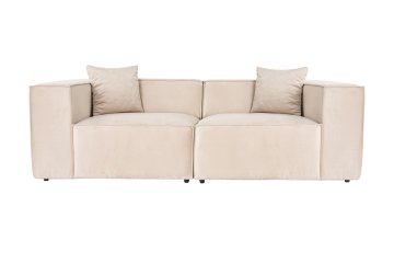 Atelier Del Sofa 2-sedežni kavč, Lora 2 sedeža - kremasta