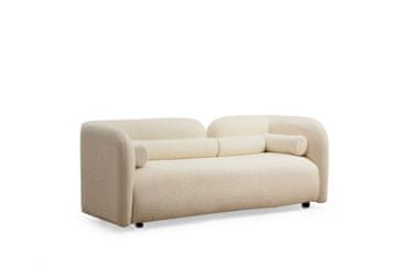 Atelier Del Sofa 2-sedežna zofa, Victoria Bouclette - kremasta