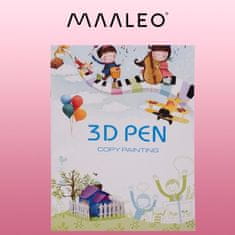 Maaleo Maaleo 3D svinčnik s šablono knjiga 22734