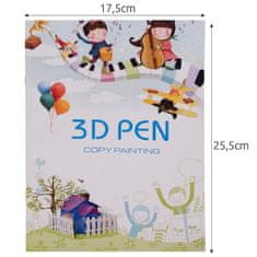 Maaleo Maaleo 3D svinčnik s šablono knjiga 22734