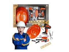 Mega Creative Set plastičnih orodij + čelada za otroke 3+ MEGA CREATIVE 