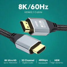 slomart HD40A Kabel hdmi 2.1 8k 2m