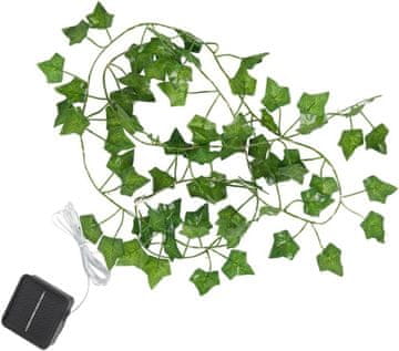 HOME & MARKER® Solarne luči z umetnimi listi, LED luči za dekoracijo (5 m) | LEAFGLO