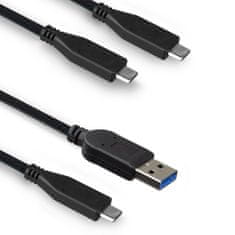 ACT AC1225 2,5" SATA USB-C 3.2 Gen2 brez vijakov aluminjasto prenosno ohišje za trdi disk/SSD