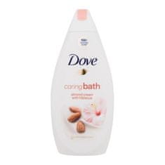 Dove Caring Bath Almond Cream With Hibiscus kremasta pena za kopel 450 ml za ženske