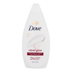 Dove Velvet Glow Body Wash vlažilen gel za prhanje 450 ml za ženske