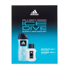 Adidas Ice Dive Set toaletna voda 50 ml + gel za prhanje 250 ml za moške