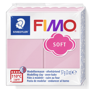 Rayher.	 FIMO Soft 57g, T21 strawberry cream