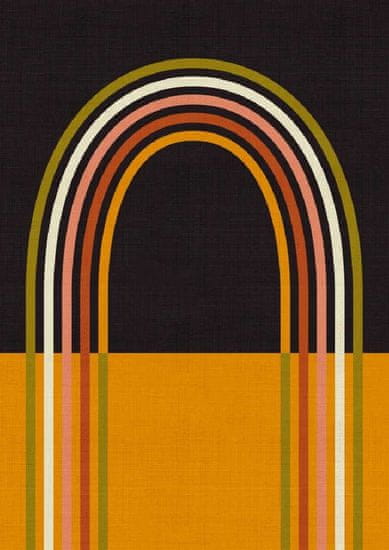 Pelcasa Geo Shapes Fall 21 Rainbow Arc - 30x40 cm