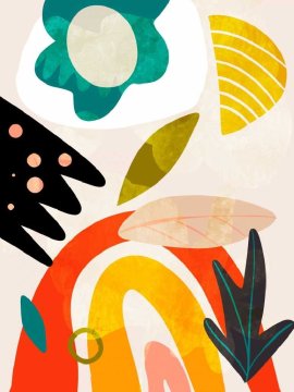 Pelcasa Cutouts Bauhaus 2 Kopie - 30x40 cm