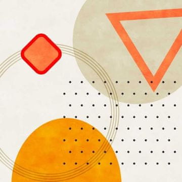 Pelcasa Mid Bauhaus Geometry 3 - 50x70 cm