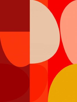 Pelcasa Mid Century Pastel 10 - 50x70 cm