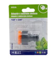 M.A.T Group Adapter z notranjim navojem 1/2" + 3/4" AQUA
