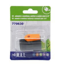 M.A.T Group Adapter z ventilom, 3/4" ženski in moški navoj