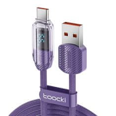 Toocki Kabel USB na USB-C Toocki TXCTYX05-P, 1m, FC 66W (vijolična)