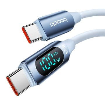 Toocki Kabel USB-C na USB-C Toocki TXCTT1- XX04-B2, 2m, FC 100W (modri)