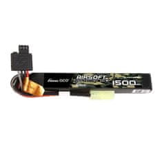 Gens Ace Gens ace G-Tech 25C 1500mAh 2S1P 7,4V baterija za airsoft pištole z mini Tamiya Plug priključkom