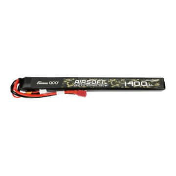 Gens Ace Baterija Gens ace 25C 1400mAh 3S1P 11.1V Airsoft Gun Lipo s T vtičem