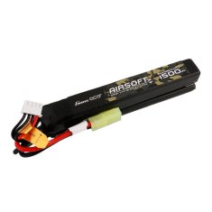 Gens Ace Baterija Gens ace 25C 1500mAh 3S1P 11.1V Nunchuck 2X Airsoft Gun Lipo z mini Tamiya vtičem