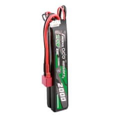 Gens Ace Baterija Gens Ace 25C 2000mAh 2S2P 7,4V Sedlo Airsoft Gun Lipo z Mini Deans(T) vtičem