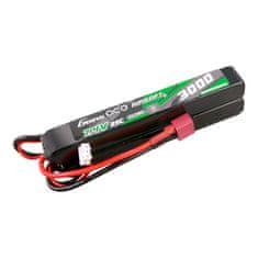 Gens Ace Baterija Gens ace 25C 3000mAh 2S2P 7,4V Sedlo Airsoft Gun Lipo z Mini Deans(T) vtičem