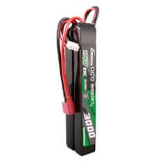 Gens Ace Baterija Gens ace 25C 3000mAh 2S2P 7,4V Sedlo Airsoft Gun Lipo z Mini Deans(T) vtičem