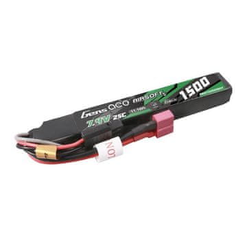 Gens Ace Baterija Gens ace G-Tech 25C 1500mAh 2S1P 7,4V Airsoft Gun Lipo s T vtičem