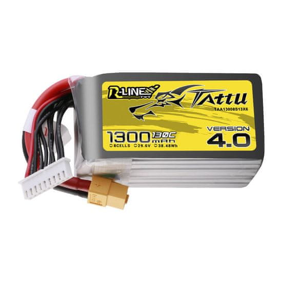 Tattu Tattu R-Line različica 4.0 1300mAh 29,6V 130C 8S1P Lipo baterija z vtičem XT60