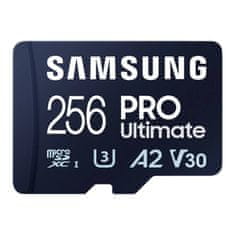 Samsung Samsungova pomnilniška kartica microSDXC PRO Ultimate 256 GB 200/130 MB/s UHS-I/U3 (MB-MY256SB/WW)
