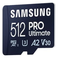 Samsung Pomnilniška kartica Samsung microSDXC PRO Ultimate 512 GB 200 MB/s UHS-I/U3 (MB-MY512SA/WW)