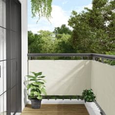 shumee Vrtno platno za zasebnost belo 800x75 cm PVC