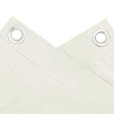 Vidaxl Vrtno platno za zasebnost belo 500x75 cm PVC