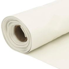 Vidaxl Vrtno platno za zasebnost belo 500x75 cm PVC