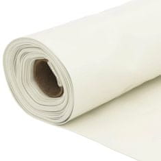Vidaxl Vrtno platno za zasebnost belo 600x90 cm PVC