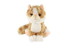 Teddies Mačka sedi pliš 20cm z zvokom