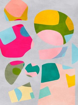 Pelcasa Minimal Cutout Colorful - 70x100 cm