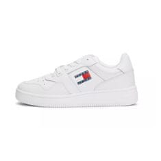 Tommy Hilfiger Čevlji bela 40 EU Retro Basket Ess