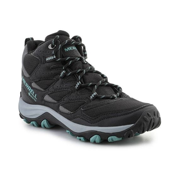 Merrell Čevlji treking čevlji črna West Rim Sport Gtx