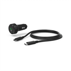 Hama Komplet : hitri avtomobilski polnilec USB-C PD/QC 25 W + kabel USB-C 1 m