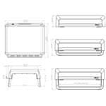 Fellowes Stojalo za monitor BREYTA/ 354mm x 82mm x 304mm/ belo