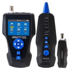 XtendLan Cable Tester z LCD zaslonom, Cat5, Cat6, Cat7, UTP/STP, BNC test PoE, Ping, iskalnik/sonda