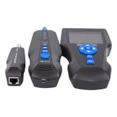 XtendLan Cable Tester z LCD zaslonom, Cat5, Cat6, Cat7, UTP/STP, BNC test PoE, Ping, iskalnik/sonda