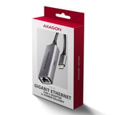 AXAGON ADE-TXPD, USB-C 3.2 Gen 1 - Gigabitna Ethernet omrežna kartica, Asix AX88179, PD 100W, samodejna namestitev