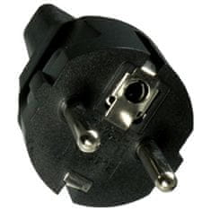 PremiumCord Adapter CEE 7/7 moški na IEC C13 ženski, napetost 230V, 10A