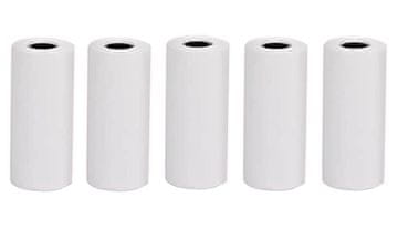 Helmer termalni mini tiskalniški zvitki TP01/TP02/ 55 mm x 25 mm/ 5 kosov/ beli